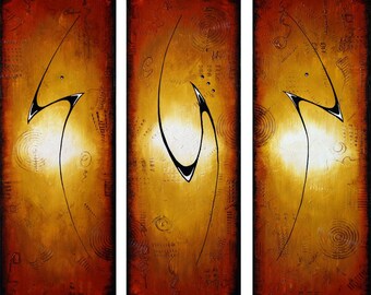 Contemporary abstract, modern art painting 36 inch by J. Pazera