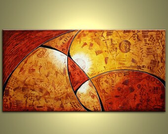 Contemporary abstract, modern art painting 48 inch by Jacob Pazera