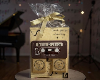 Cassette Tape Theme  Wedding Favors For Guests, Wedding Souvenir, Bottle Opener, Gift For Guests, New Model Wedding Favours