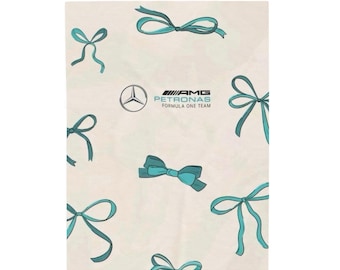 Mercedes Formula One Plush Blanket – Cozy F1 Racing Throw
