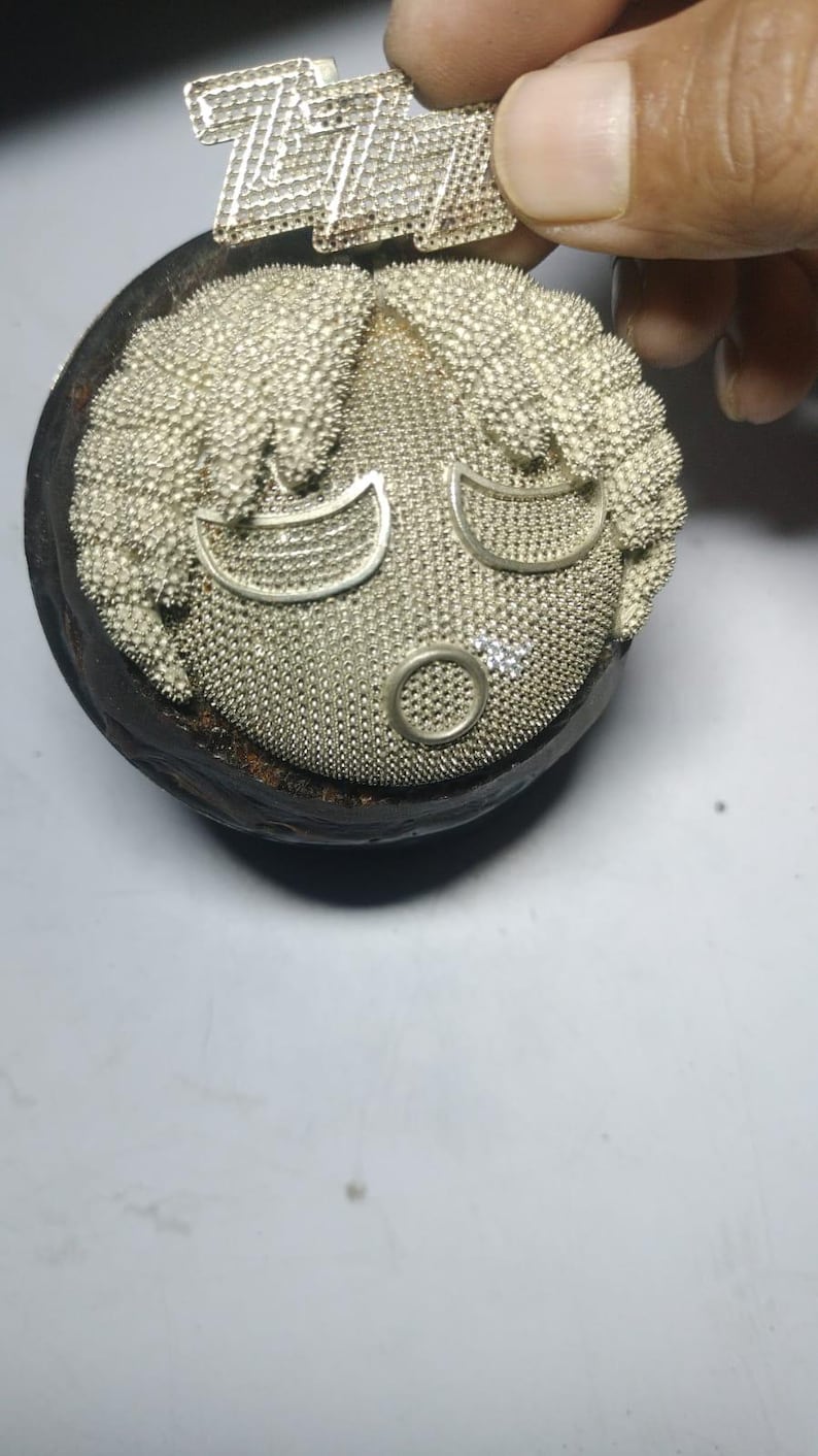 Iced Out VVS Moissanite Cartoon Pendant /iced Out Pendant/hiphop