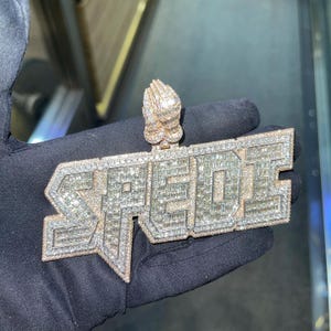 Iced out VVS Moissanite Cartoon wisiorek/Iced out wisiorek/hiphop wisiorek/nieśmiertelnik wisiorek/początkowy wisiorek/imię wisiorek/zdjęcie wisiorek
