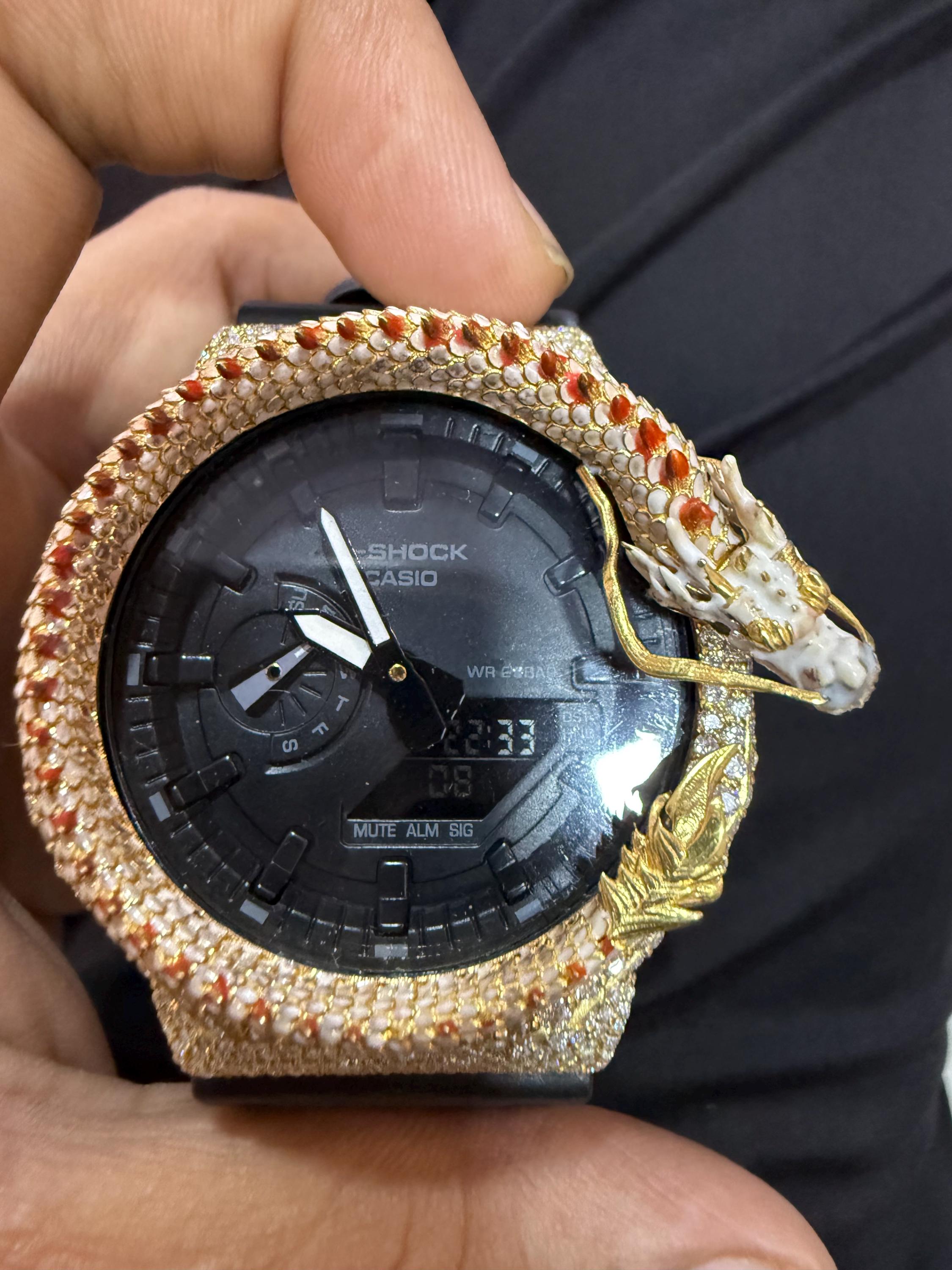 VVS Moissanite Watch Fully Iced Out Unisex Lab Diamond Watch Hip