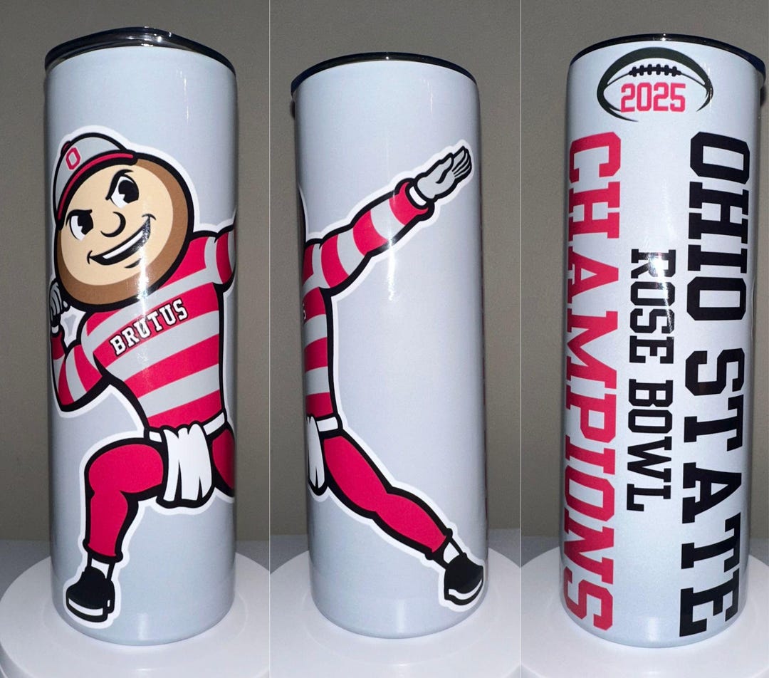 Ohio State Tumbler Template 20oz Jpg, PNG - Etsy