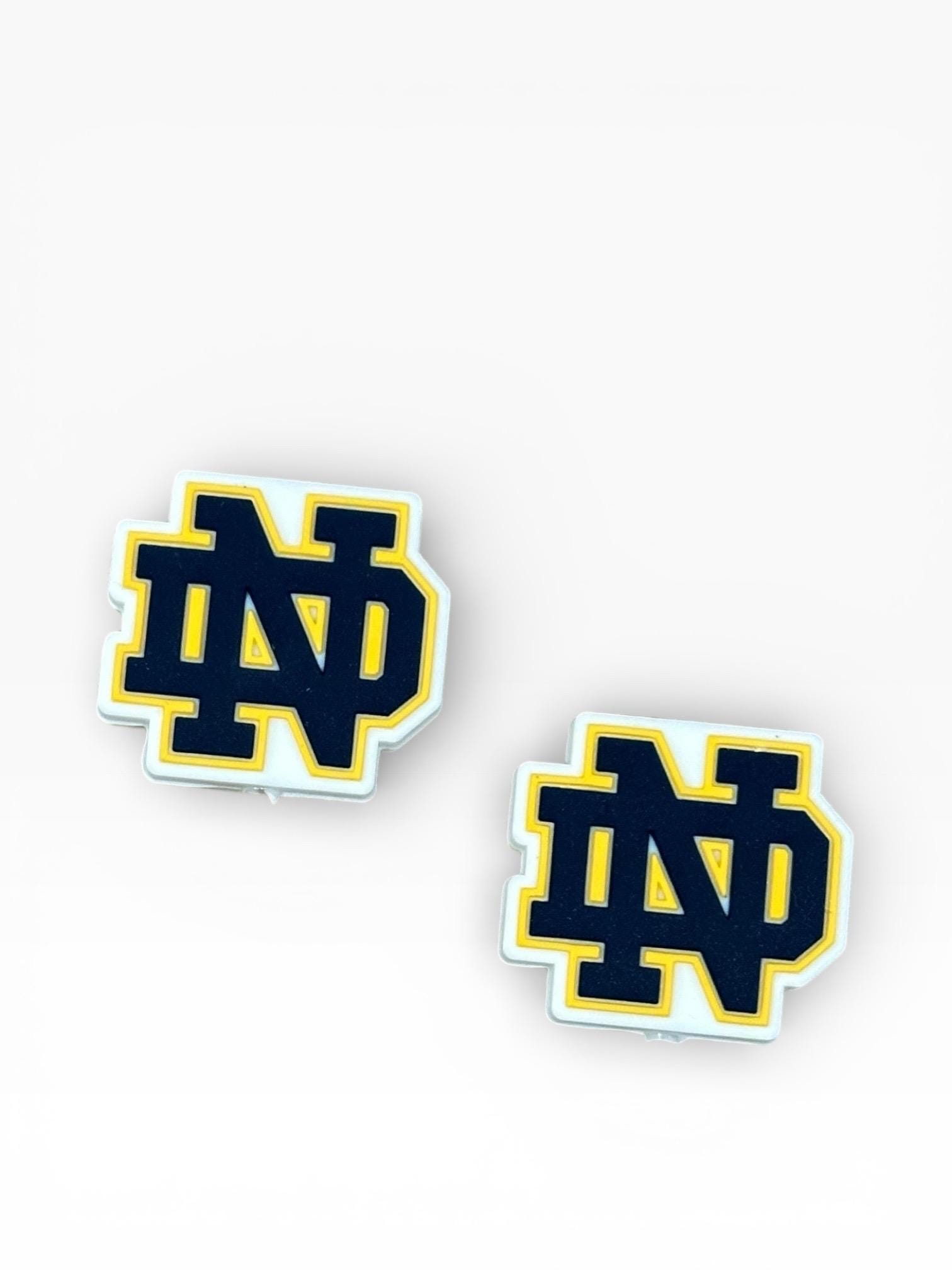 Crocs Men’s Notre Dame Fighting Irish Gold Navy Size XL 10-11 RARE Gently Used JOHNNY LUJACK NOTRE DAME FIGHTING IRISH RARE,HEISMAN W/COA  main image 2