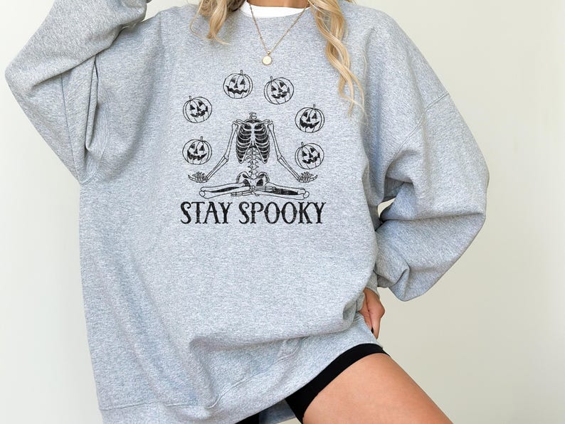 Skeleton Pumpkin Head Shirt,funny Skeleton Shirt, Meditate Shirt Group