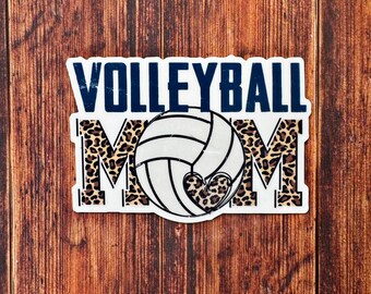 Volleyball Mom Sticker: Waterproof Sports Pride Decal