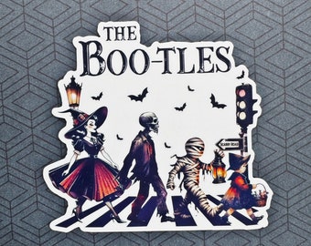 The Boo-tles Halloween Sticker, Waterproof Vinyl Decal
