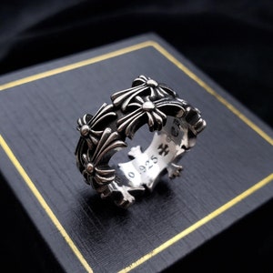Black chrome ring on sale