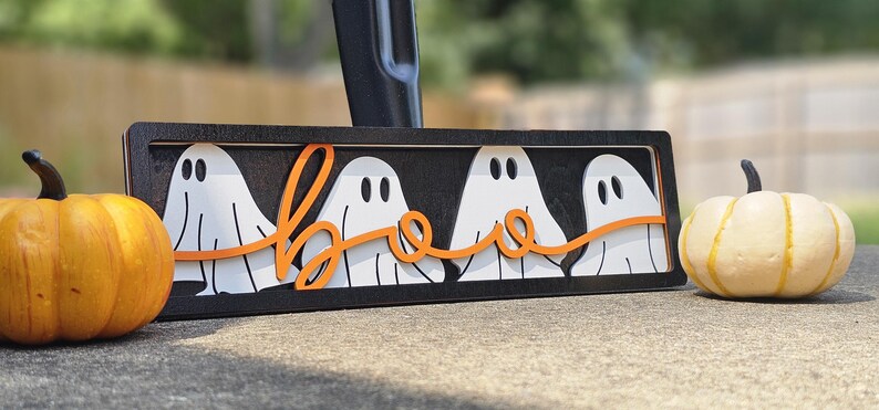 Cute Halloween Boo Sign - Etsy