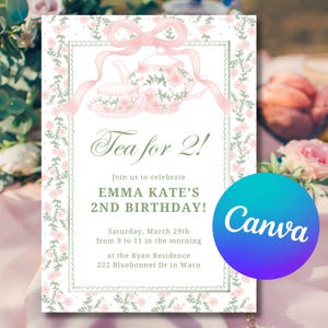 CONVITE para festa, 5x7 polegadas, arquivo digital, modelo personalizável no Canva, download instantâneo, impressão ou envio digital aos convidados
