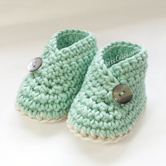 Etsy crochet store baby shoes