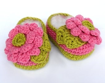 Baby Booties Crochet Pattern Big Flowers Crochet Shoes for Baby Girls shoes Digital Pattern Pdf crochet patterns