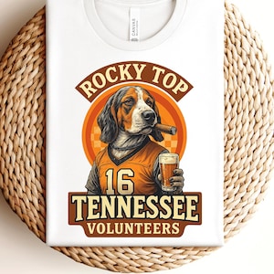 Rocky Top Tennessee Shirt Vols game day tee Tennessee Smokey shirt Cigar Football shirt Knoxville fan tee Vols pride shirt Gift for Fan