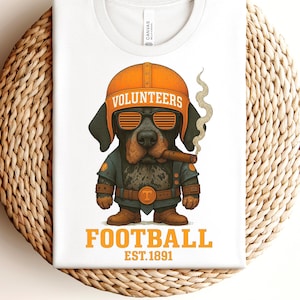 Tennessee Volunteers Football Shirt Volunteers Smokey the Mascot tee Game day Football Tshirt Smokey fan shirt Vintage football Vols Fan Top