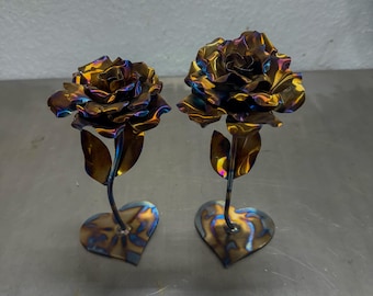 Metal flower