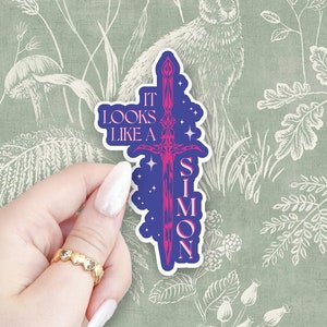 Carrion Swifts Sword Simon | Quicksilver | Callie Hart | Fae & Alchemy | Series | Bookish | Book Sticker | Romantasy | Saeris | Kingfisher