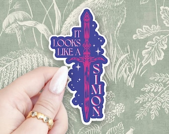 Carrion Swifts Sword Simon | Quicksilver | Callie Hart | Fae & Alchemy | Series | Bookish | Book Sticker | Romantasy | Saeris | Kingfisher