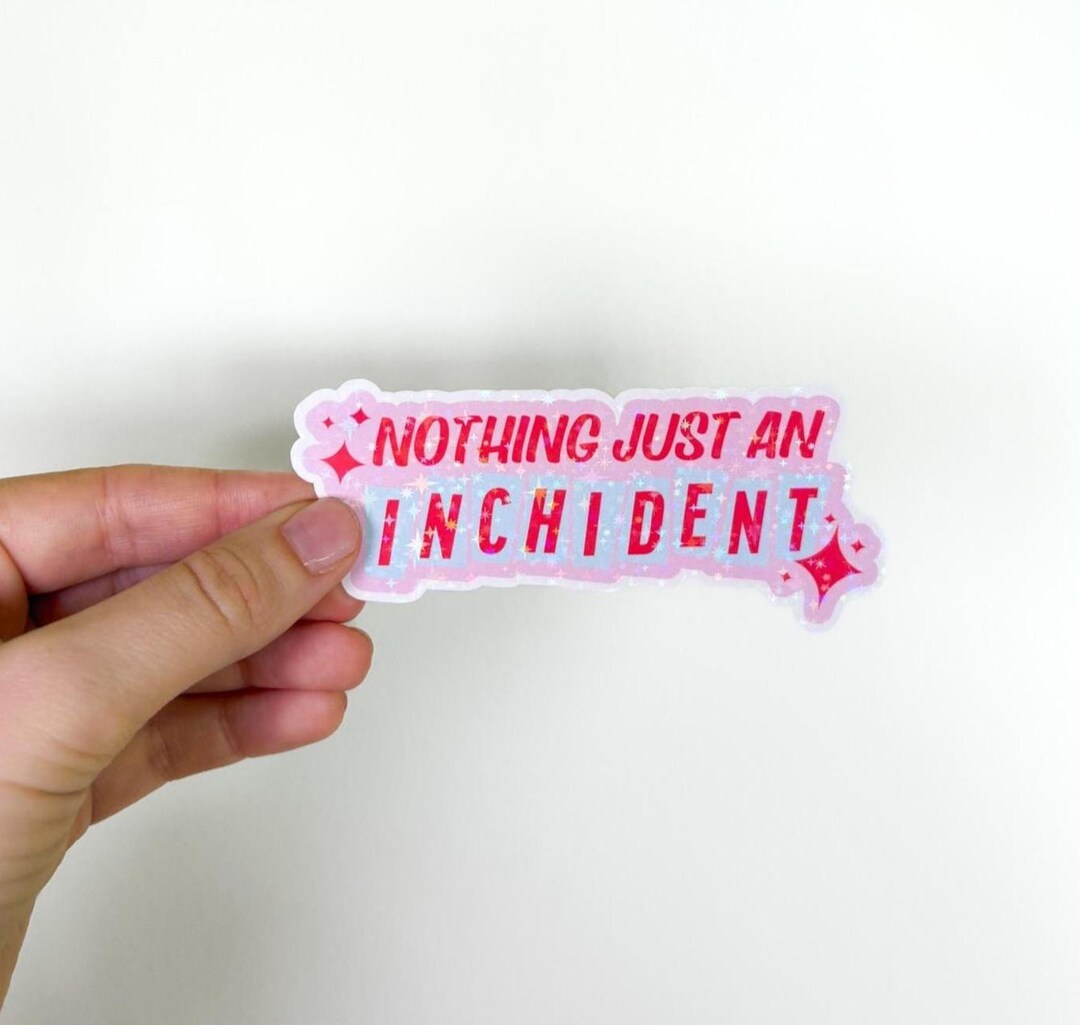 Nothing Just An Inchident F1 Sticker | F1 Sticker | Charles Leclerc Sticker | Formula One | F1 Meme Sticker | Funny F1 sticker