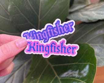 Quecksilber Aufkleber | Callie Hart | Eisvogel | Fae & Alchemy Serie | Mem | Bücherwurm | Buchaufkleber | Romantik | Saeris | Oscha