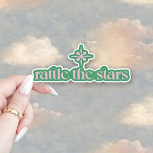 Rattle The Stars Sticker | Throne of Glass Sticker | Sparkle | Kindle Sticker | SJM Sticker | TOG | Romantasy | Aelin  | Bookish