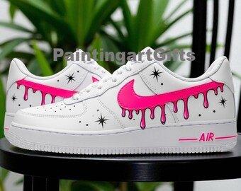 Hand Painted Custom Air Force 1 Low Black Octopus AF1  display picture 1