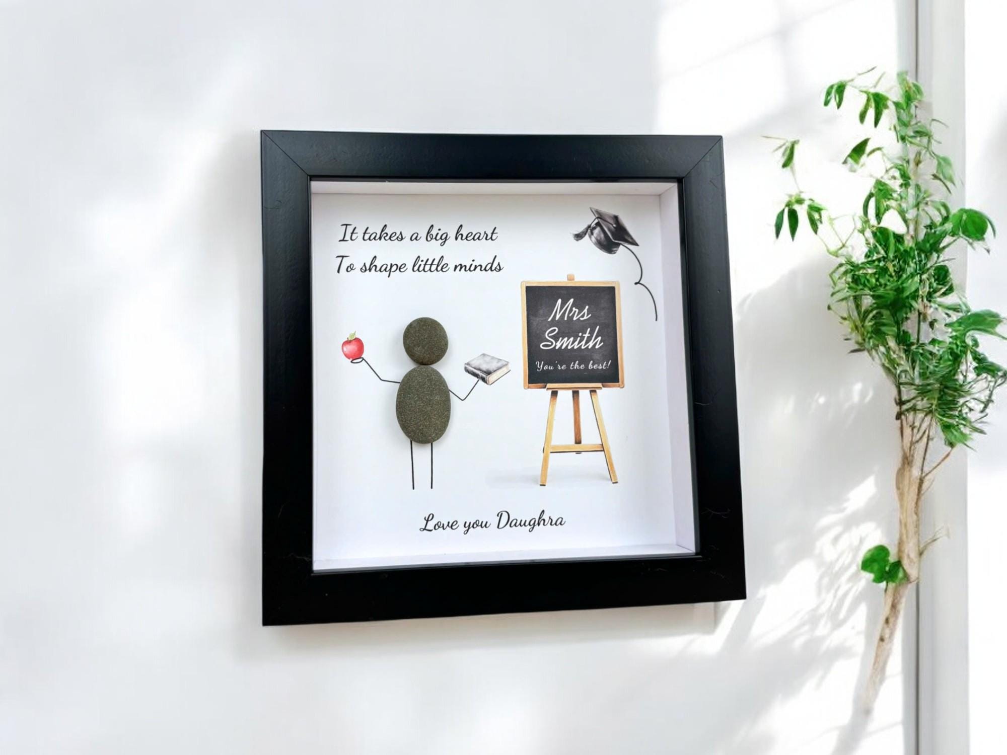 Personalised Graduation Pebble Art, Pebble Art, Graduation Gift 2024 ...