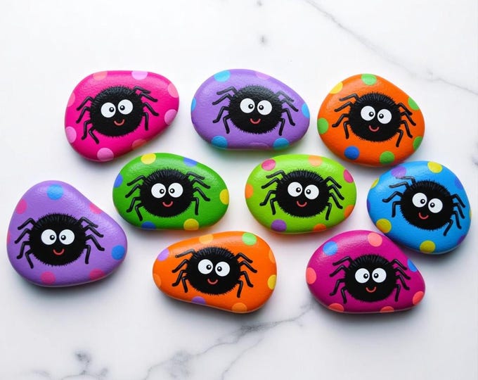 3 X Halloween Rocks - Halloween Decorations - Spooky Gifts - Vampire ...