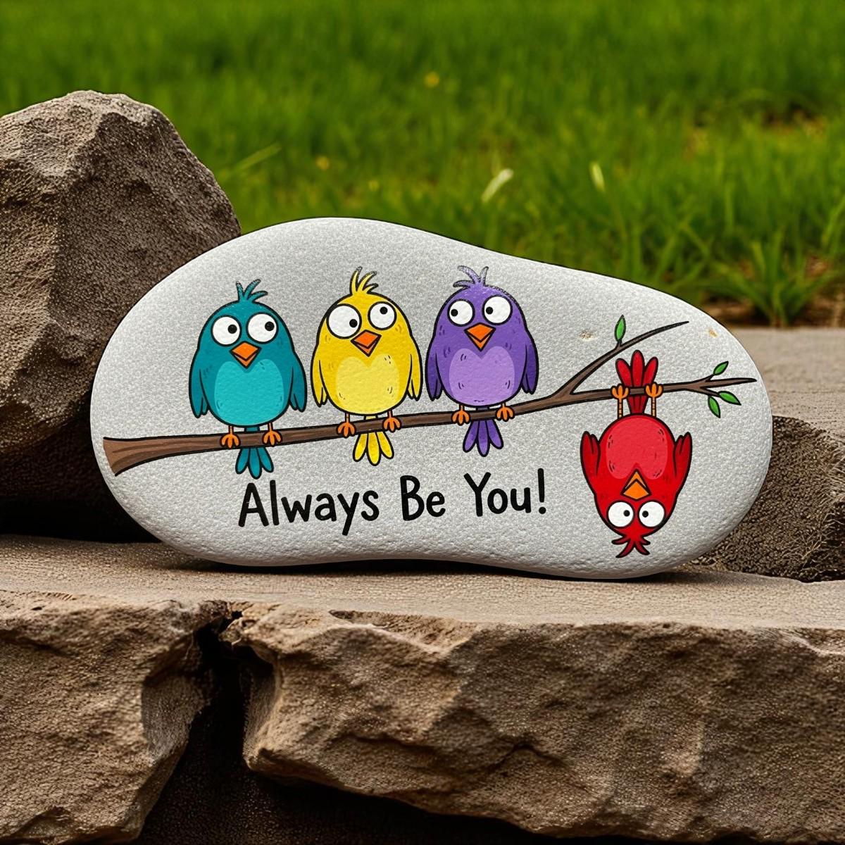 Funny Pet Rock Ideas Painted Rock Stone Bunny Rabbit Pet Stone Pet