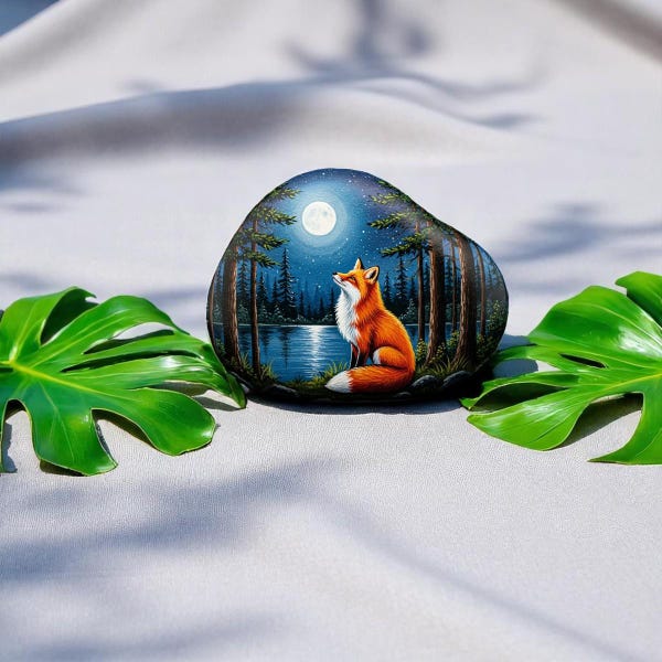 Painted Animal Rocks - Etsy