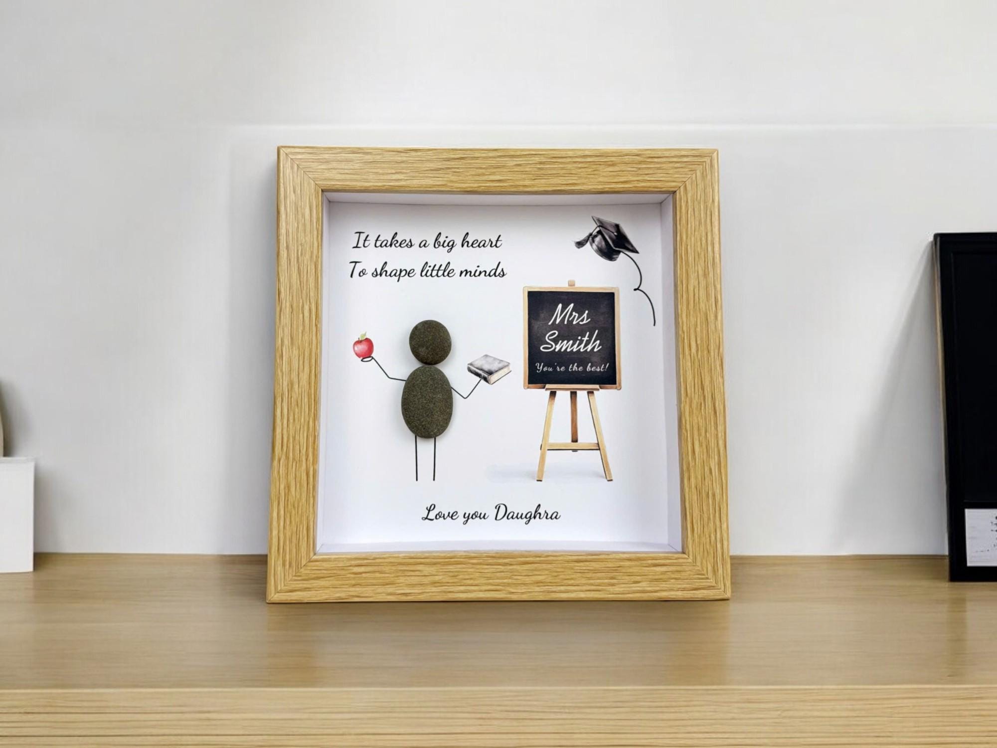 Personalised Graduation Pebble Art, Pebble Art, Graduation Gift 2024 ...