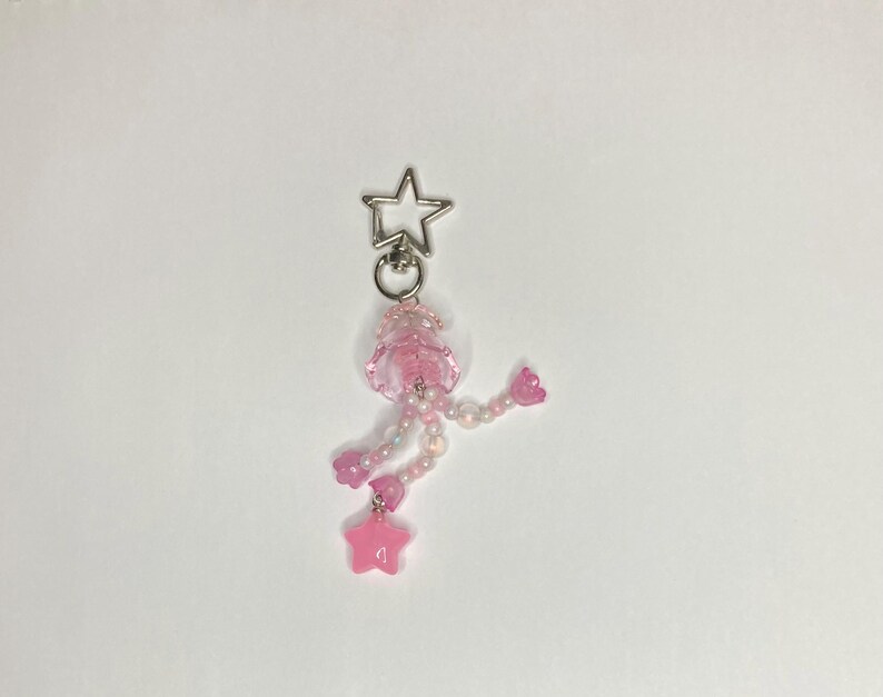 Mini Jellyfish Keychain | Handmade Keychain | Beaded Keychain | Acubi ...