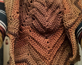 Crochet Shawl PATTERN | Changes Shawl Pattern | Autumn Crochet | Fall Crochet | Seasonal Crochet