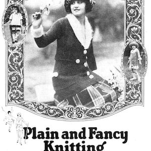 Libro de patrones de tejido de los años 20 / Suéteres y prendas de punto vintage para mujer, hombre y niño / Descarga digital en PDF