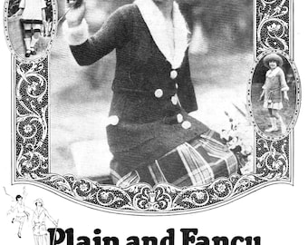 Libro de patrones de tejido de los años 20 / Suéteres y prendas de punto vintage para mujer, hombre y niño / Descarga digital en PDF