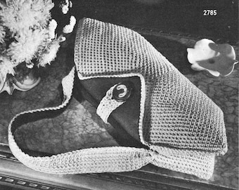 Patrones de bolsos de crochet de los años 40 / Juego de 5 bolsos, carteras y bolsos vintage / Descarga del patrón en PDF