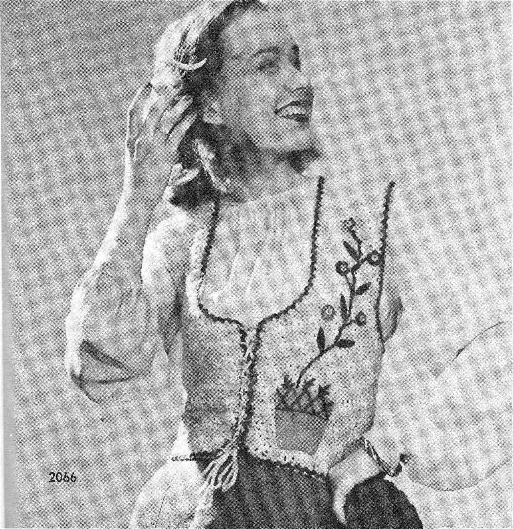 34 Sweater Vest Crochet Patterns for Easy Layering and Handmade Wardrobes 23 1940s Crochet Vest