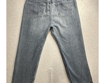 Jeansy męskie GAP Vintage 40x30 w kolorze niebieskim, standardowy krój, wyprodukowane w USA, klasyczne dżinsy z lat 90.