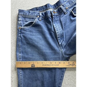 Wrangler 936DEN ジーンズ メンズ 36x30 ブルーデニム ストレートレッグ カウボーイ ウエスタンブーツカット 画像 11