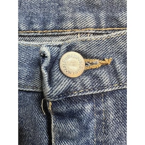 Vintage Wrangler 9760WDR Relaxed Straight Jeans Mens 36x29 Blue Denim 90s image 10