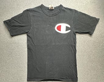 Champion Shirt Mens Small Athletic Tee Honduras Patch Vintage Style
