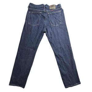 Jeansy Wrangler Jeans męskie 32x30 niebieskie jeansy proste nogawki 5 kieszeni zamek błyskawiczny klasyczny zdjęcie 1