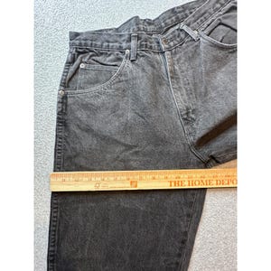 VTG Wrangler 97601CB ジーンズ メンズ 34x30 (32x28) チャコールグレー デニム クラシックフィット 画像 13