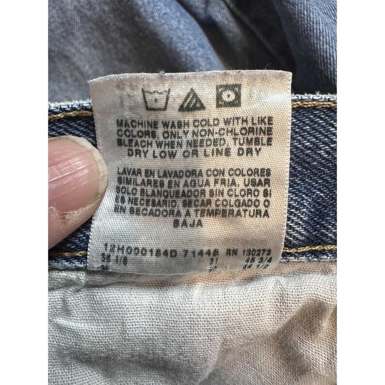 Wrangler 96501DS Jeans Mens 34x30 (32x29) Medium Wash Blue Regular Straight image 12