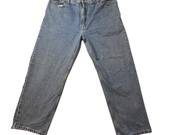 Vintage Levi's Signature Jeans Herren 42x30 (39x28) Blau Relaxed Fit Denim Y2K
