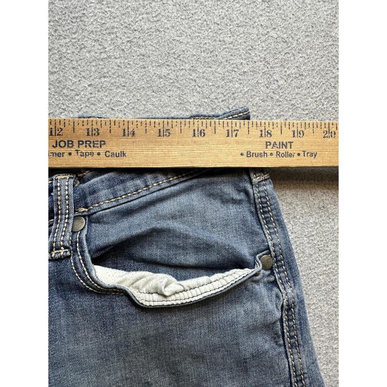 VTG Wrangler 20X Jeans Mens Blue 35x30 Wash Straight Leg Western Denim Casual image 12