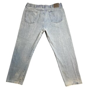 Vaqueros holgados vintage Wrangler 96501SL para hombre, 36 x 30, lavado claro, azul, EE. UU., años 90 imagen 1