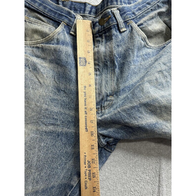 VTG Wrangler Rugged Wear Jeans Mens 34x30 Blue Denim Workwear Straight 35100MN image 7
