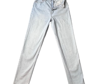 Jeans Levi's 521 vintage para mujer, talla 10, lavado claro, corte cónico, tiro alto, hechos en EE. UU.