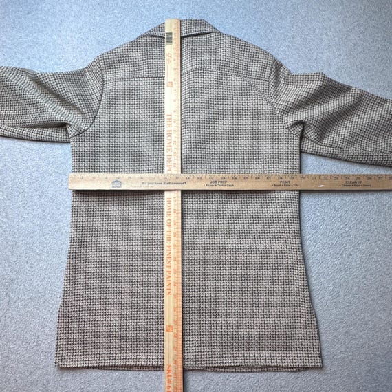 Vintage Farah Blazer Mens 40 Brown Time Out Houndstooth Coat USA Made 70s View 4